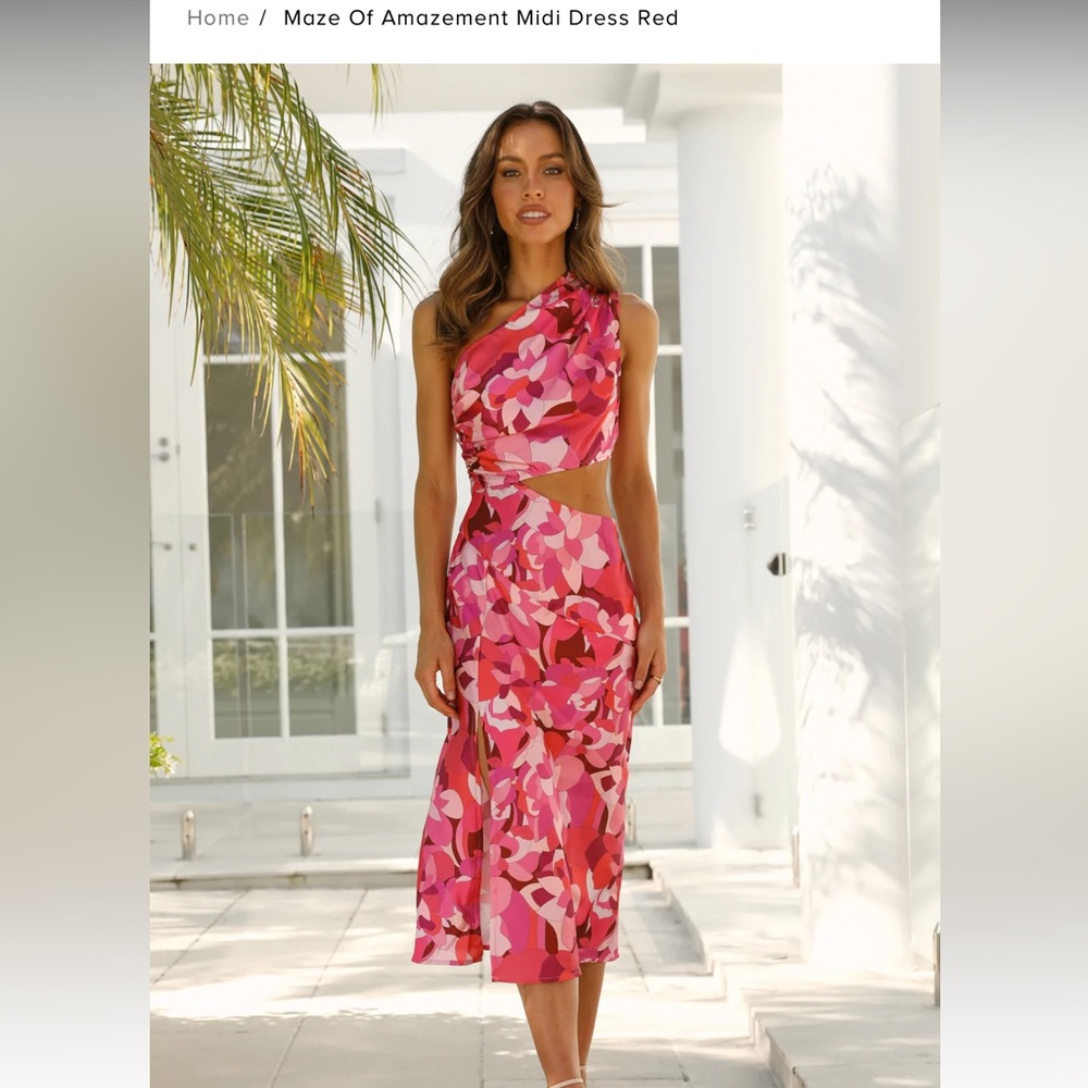 Hello Molly Maze Of Amazement Midi Dress